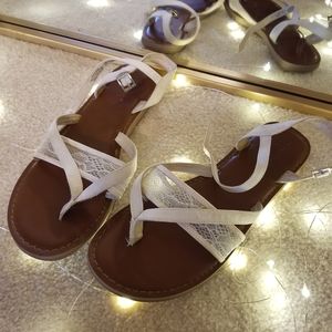 Toms White Sandals